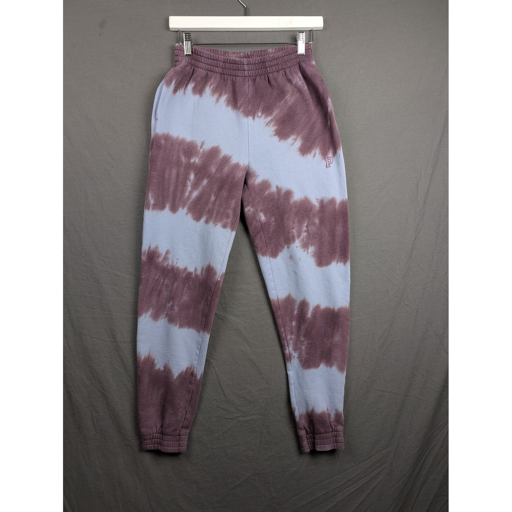 Victoria Secret PINK Tie Dye Joggers Purple Blue XS Relaxed Sweatpants